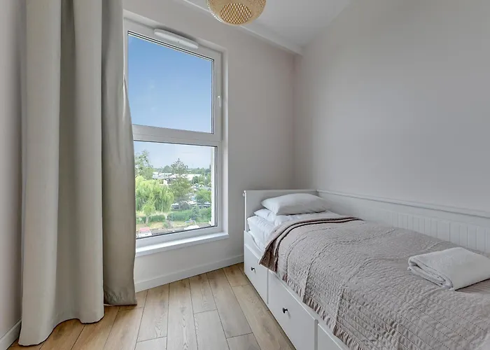 Apartman Blue Mandarin Portovo - Near Marina & Amber Sky Gdańsk